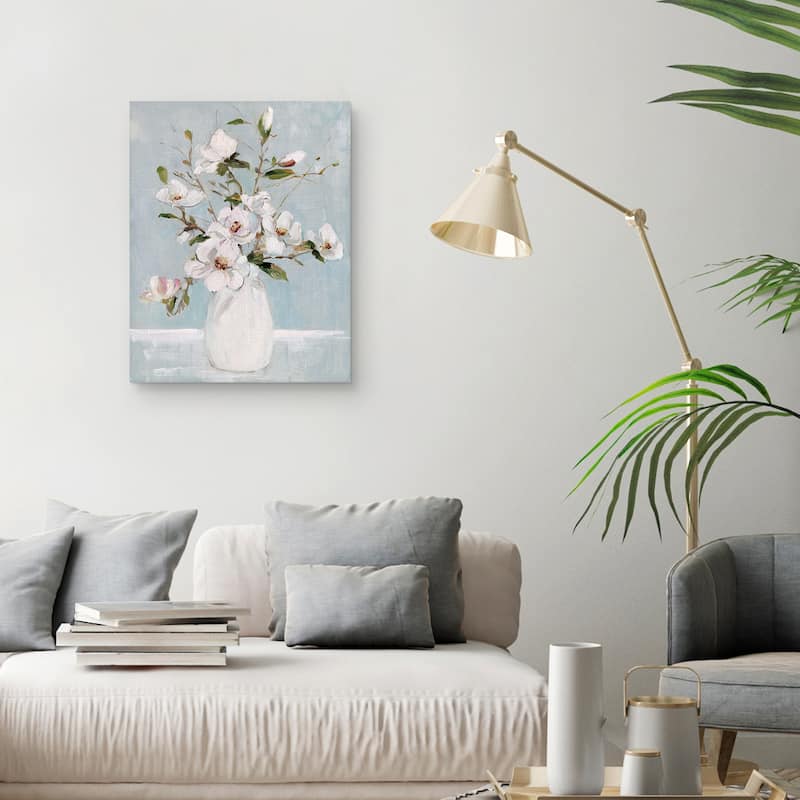 Magnolia Charm by Sally Swatland Canvas Art Print
