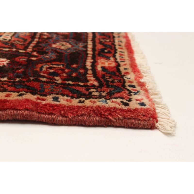 ECARPETGALLERY Hand-knotted Andelz Red Wool Rug - 5'4 x 10'6