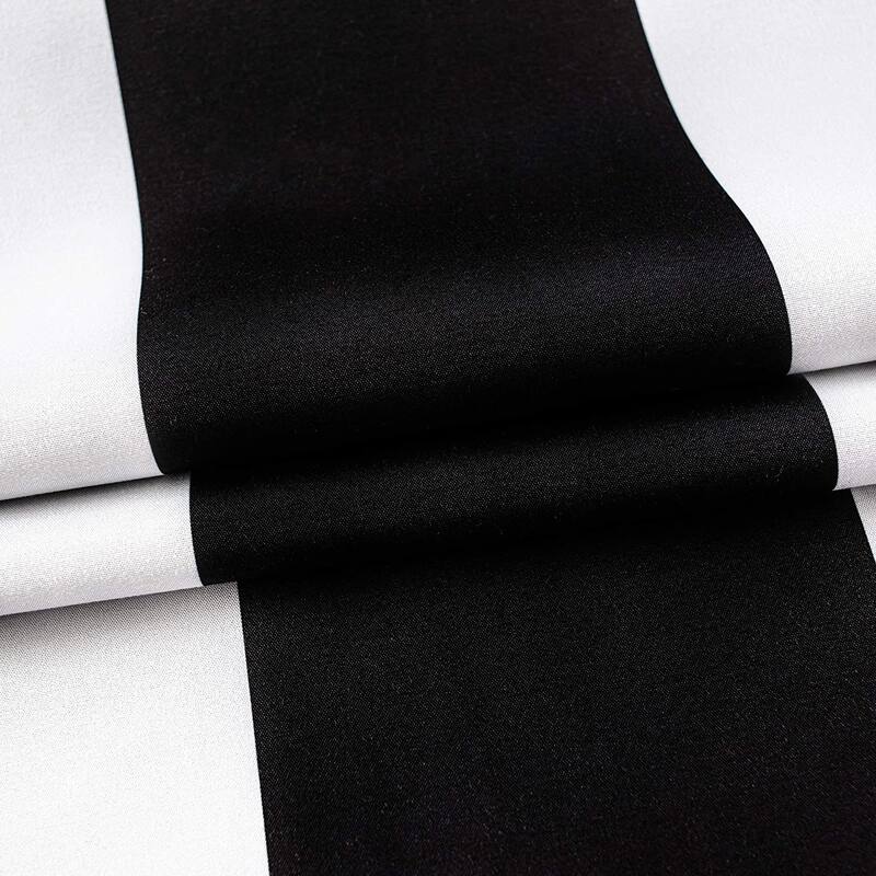 DriftAway Ryder Stripe Pattern 100 Percent Blackout Thermal Insulated Window Curtain