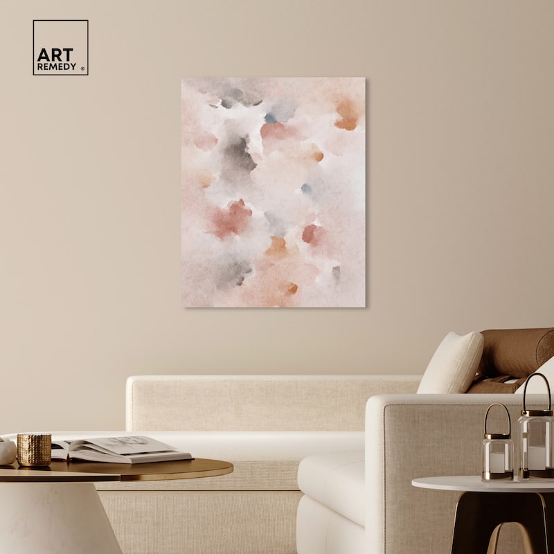 Art Remedy Cocadas Confectionery Gallery Wrapped Watercolor Boho Abstracts