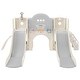 preview thumbnail 6 of 43, 7 in 1 Toddler Slide Playset, Kids Climbers Playground with Double Slides, Arch Tunnel, Ring Toss and Basketball Hoop