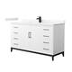 Option White / Giotto Quartz Top / Matte Black Hardware