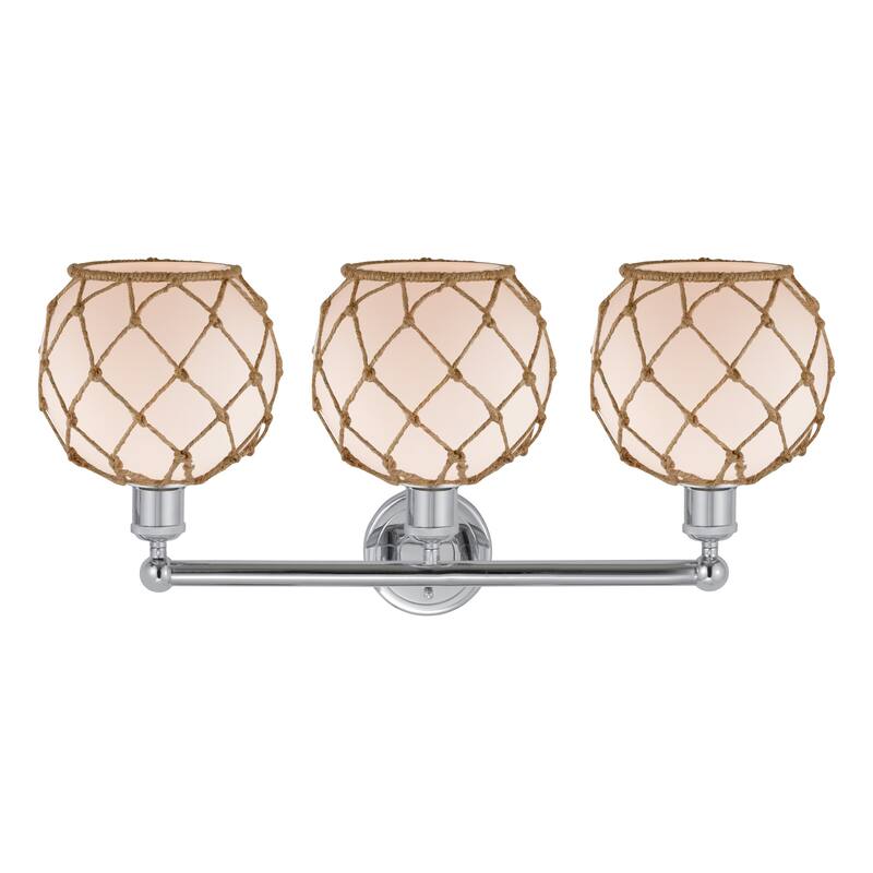 Innovations Lighting Endless Possibilities Edison - Farmhouse Rope - 3 Light 26" Bath Vanity Light