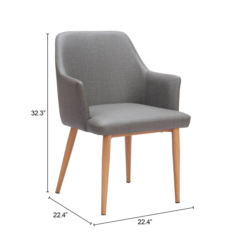 Wisom Dining Chair Gray