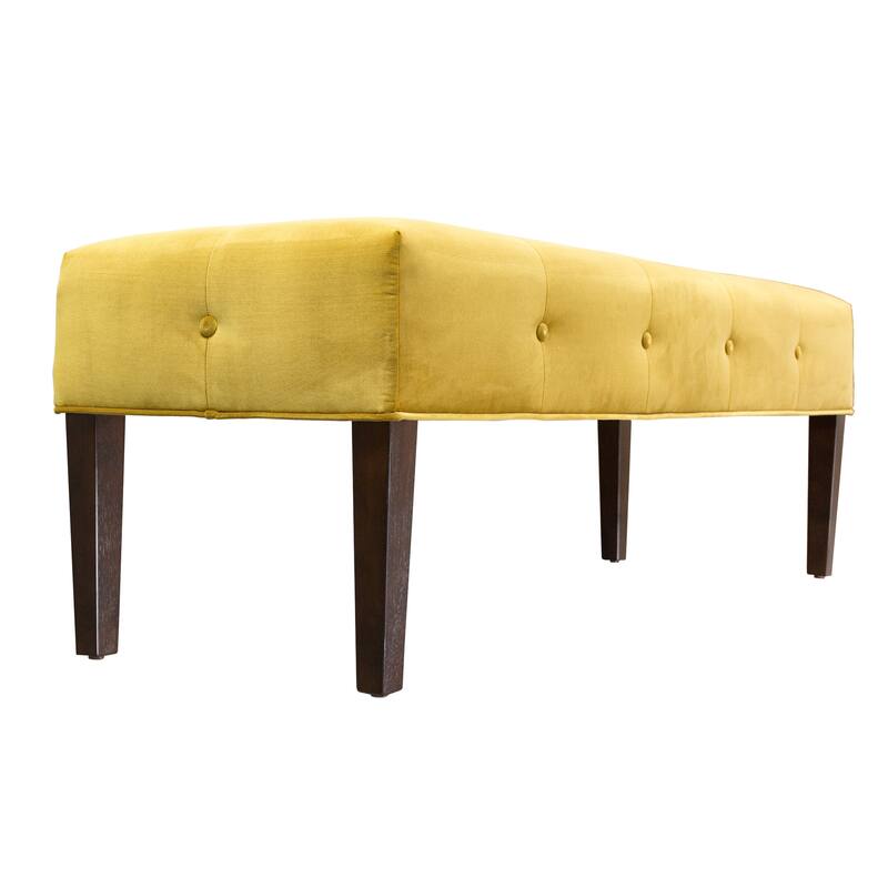 Lauren Transtional Tufted Upholstered Indoor Living Room Bench