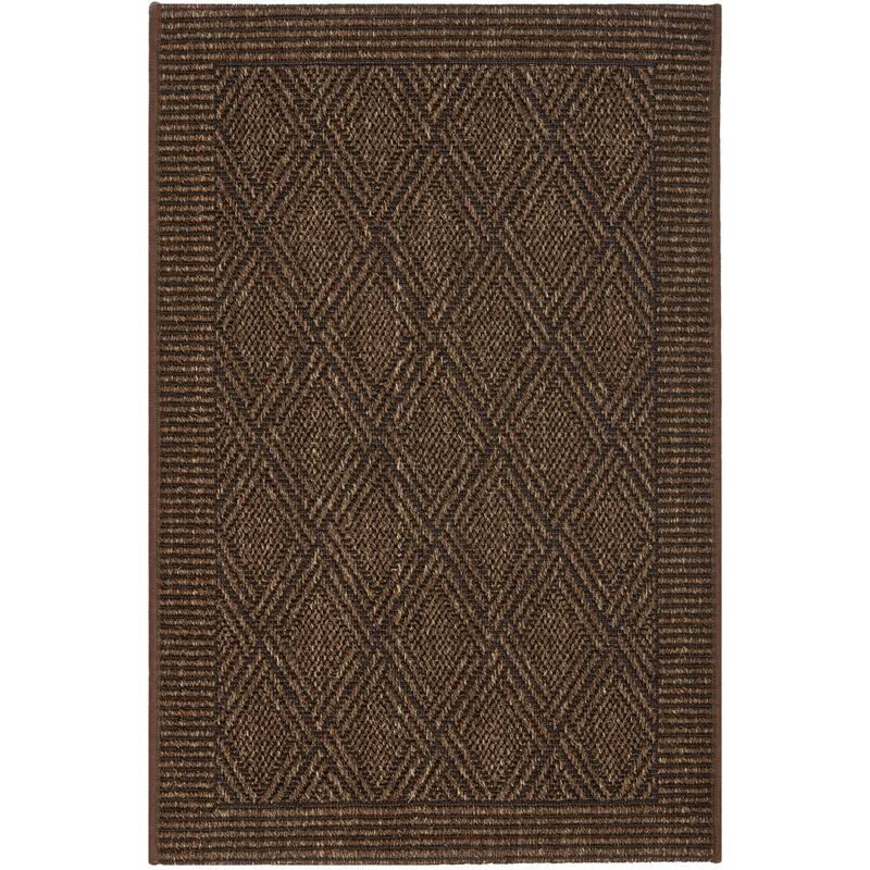 SAFAVIEH Palm Beach Tadako Trellis Sisal/ Jute Rug