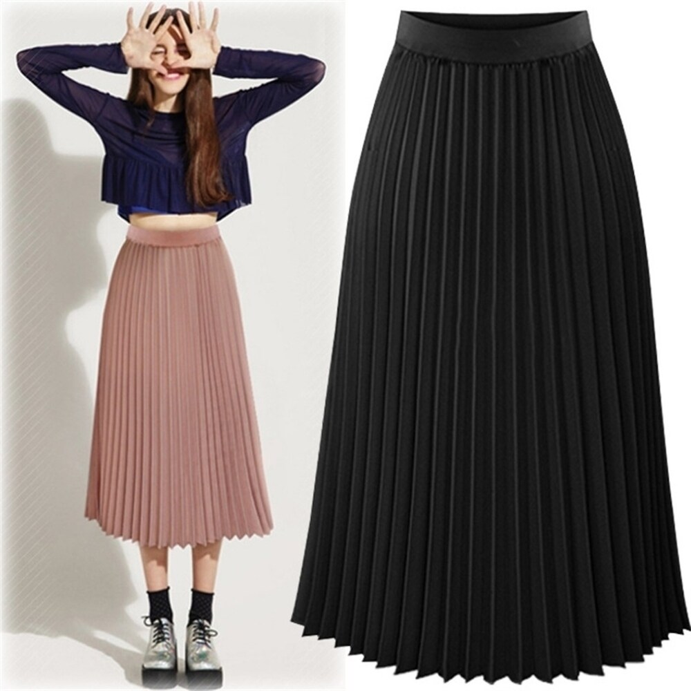 mid calf length skirts cheap