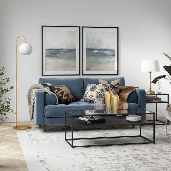 Harrison arc black floor lamp cheap