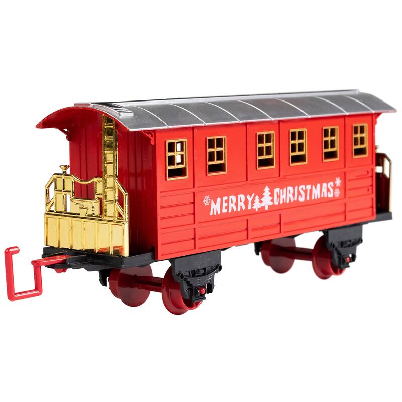 36 Pc Battery Operated Lighted Animated Train Set Raised Track Sound