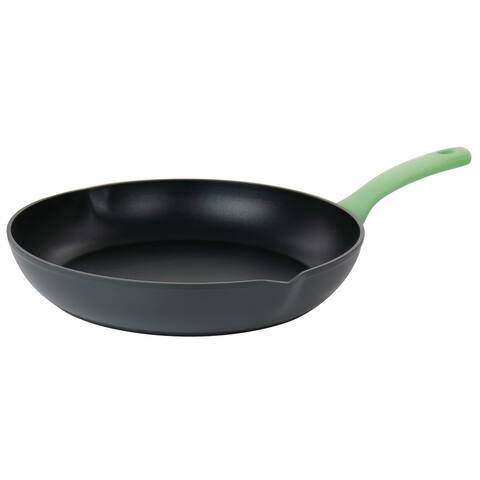 Oster Rigby 12In Aluminum Nonstick Frying Pan in Green
