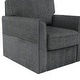 preview thumbnail 54 of 54, 360° Swivel Chair Accent Barrel Armchair Swivel Sofa Chair with Side Pockets for Living Room, Bedroom, Office and Hotel