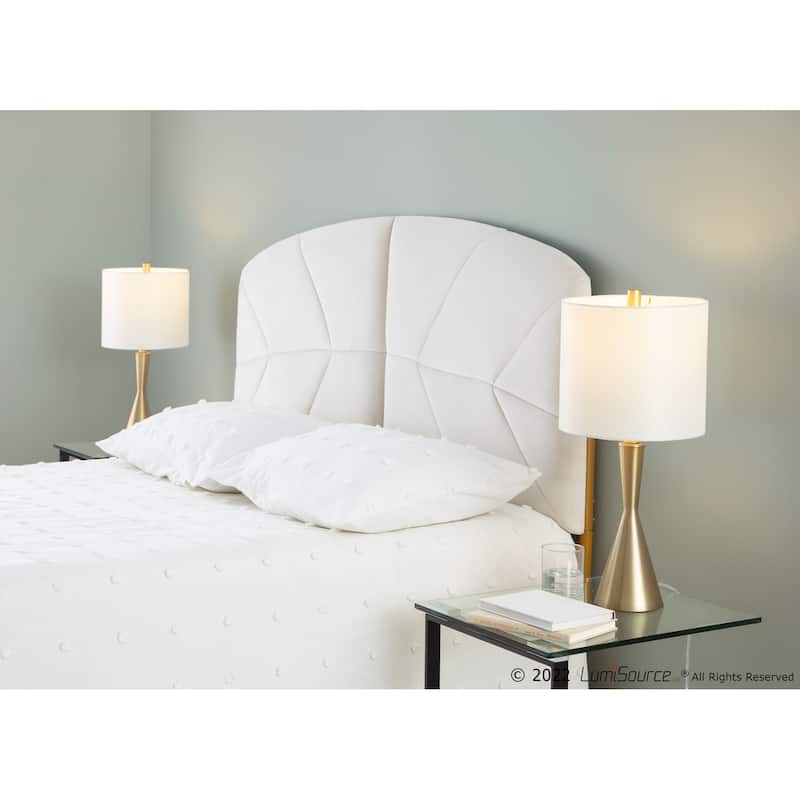 Gemma 23" Metal Hourglass Table Lamp (Set of 2)