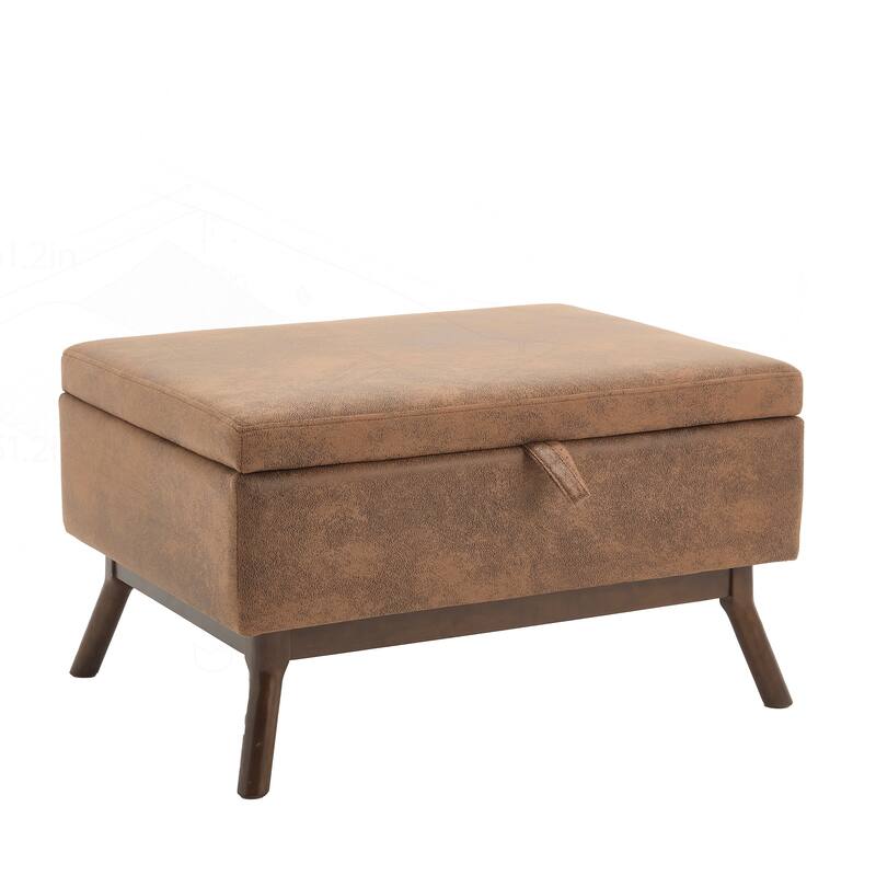 Versatile Mid-century Modern Storage Bench for Various Rooms, Enhancing Functionality and Style