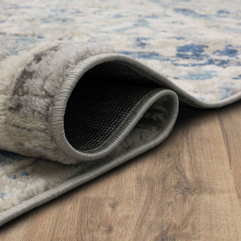 Mohawk Home Paris Floral Ornamental Medallion Woven Area Rug