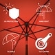 preview thumbnail 148 of 157, 9ft Tassel Patio Umbrella Auto-Tilt, Crank , by JONATHAN Y