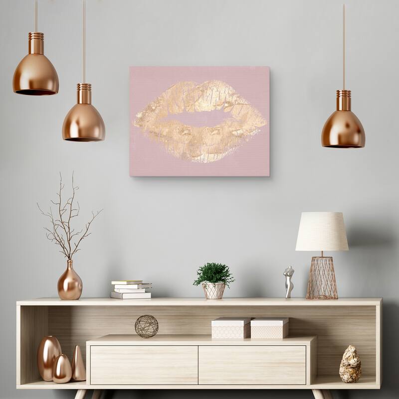 First Kiss by Belle Maison Canvas Art Print