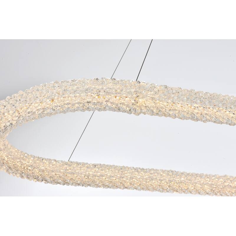 Indigo Home 51 inch Adjustable LED Chandelier