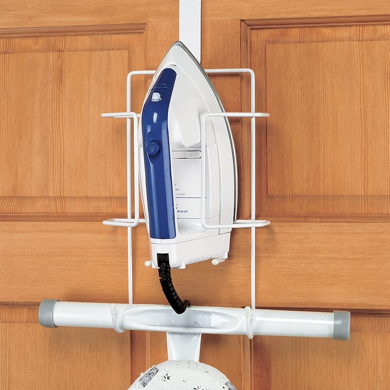 ClosetMaid White Wire Over-the-Door Ironing Station