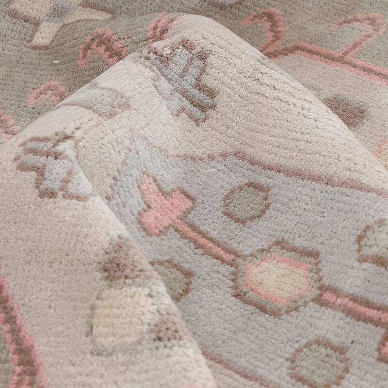 Overton Handmade Modern Contemporary Geometric Area Rug