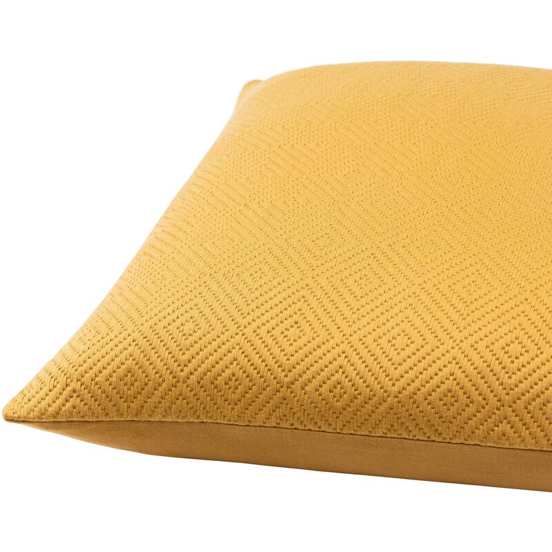 Artistic Weavers Cleghorn Hand Woven Geometric Solid Throw Pillow