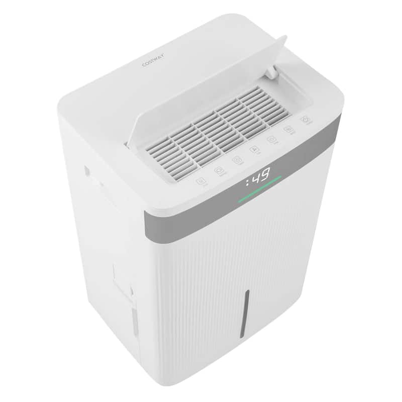 Costway 96 Pints Dehumidifier for Home 5500 Sq.Ft Dehumidifier with - See Details