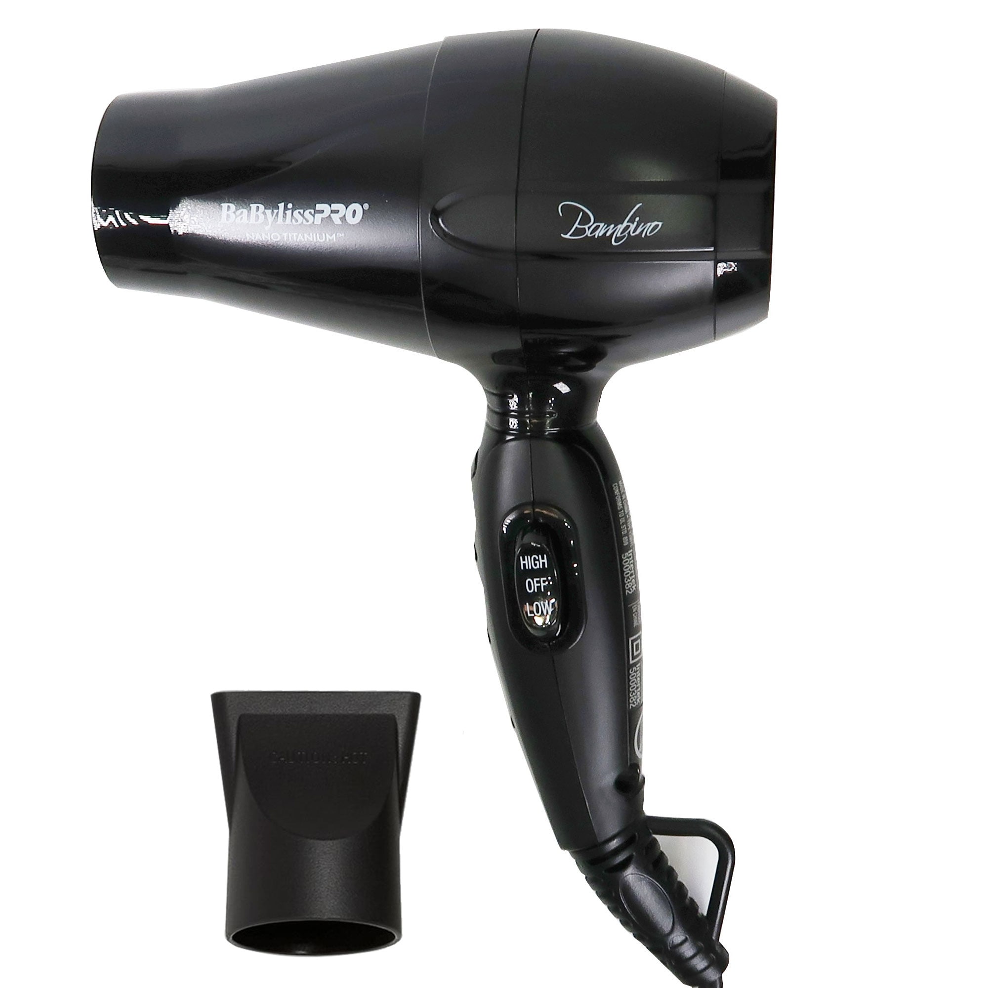 Nano titanium bambino compact dryer top