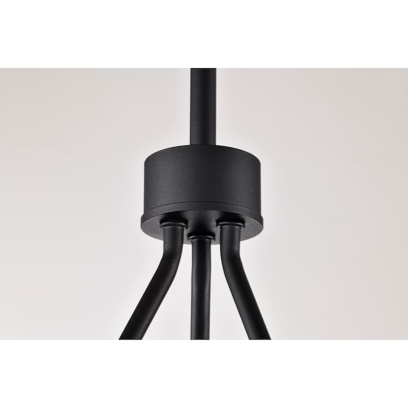 Longford 20 Inch LED Pendant Textured Black Acrylic Lens - Textured Black