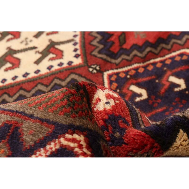 ECARPETGALLERY Hand-knotted Konya Red Wool Rug - 3'3 x 4'7