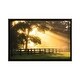 preview thumbnail 8 of 10, iCanvas "Break Of Dawn" by Lucas Moore Framed Charcoal - 18x26