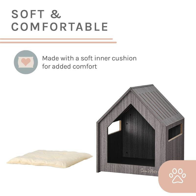 Forest 23'' Dog House In Gray - 23