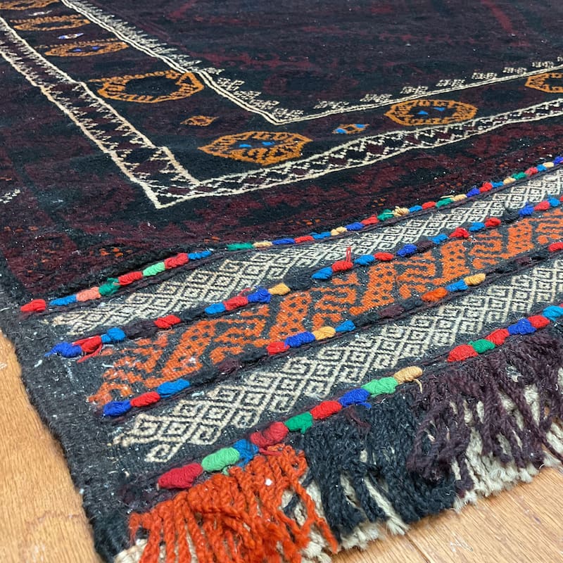 HERAT ORIENTAL Handmade Balouchi Wool Rug - 5'6" x 9'5"