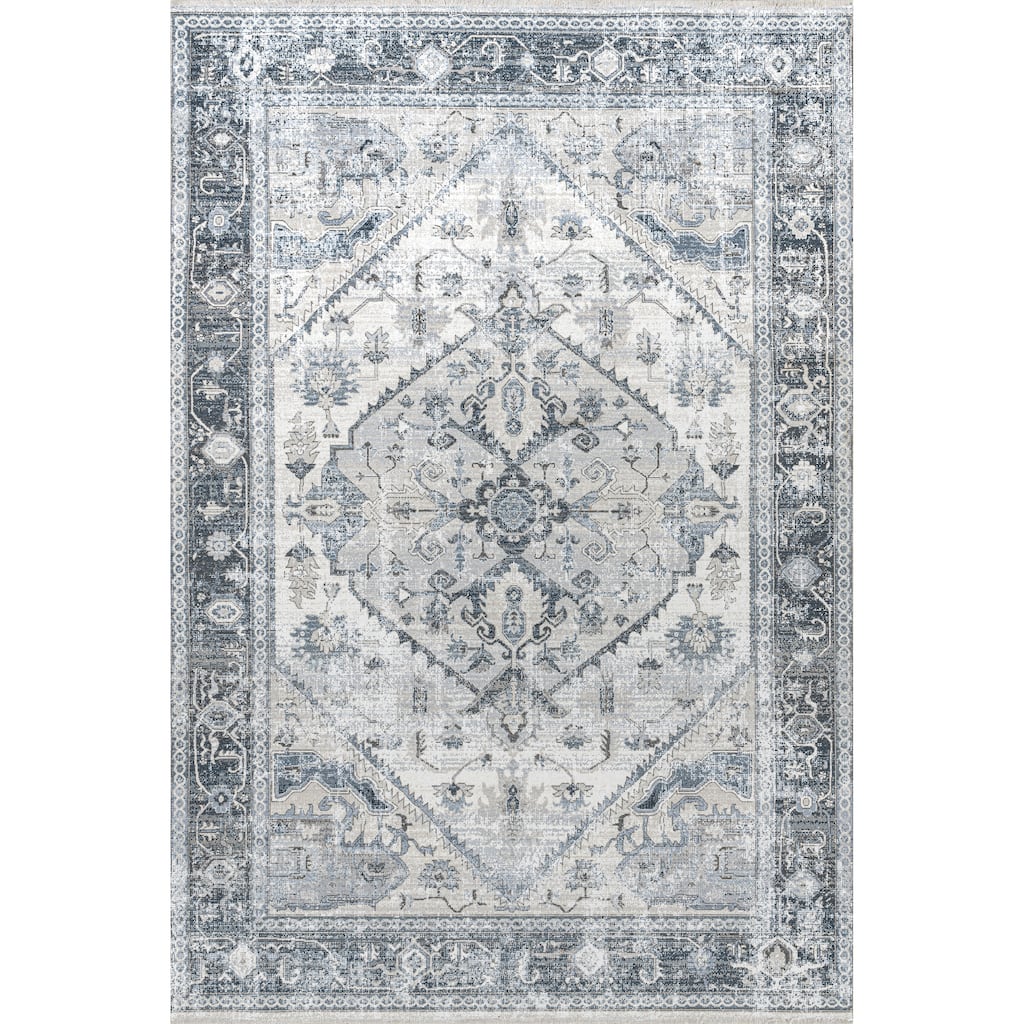 Nuloom Larkspur Persian Fringed Machine Washable Area Rug