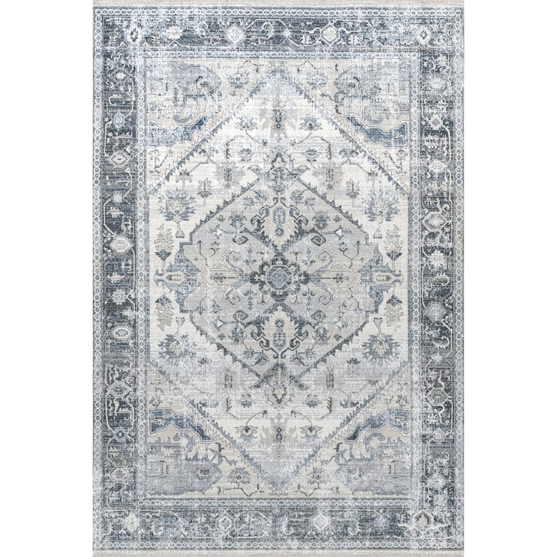 Nuloom Larkspur Persian Fringed Machine Washable Area Rug