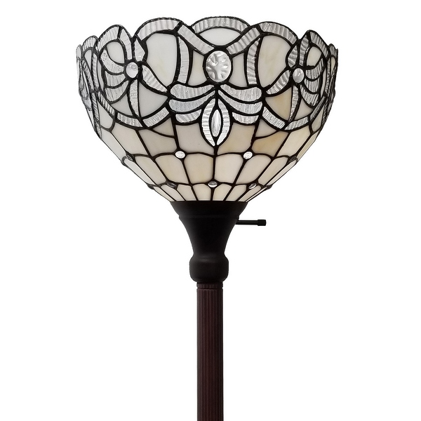 Tiffany torchiere floor lamp deals