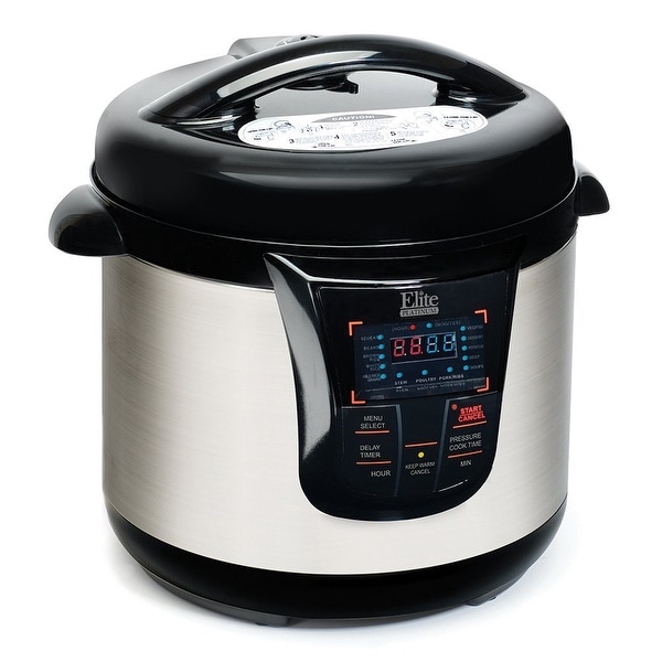 elite bistro 10 qt pressure cooker manual