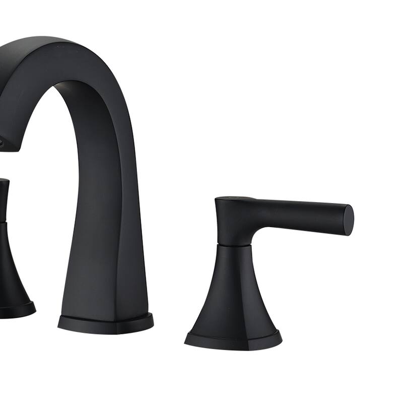 Topcraft Two Handle Bathroom Sink Faucet with Pop-Up Drainer