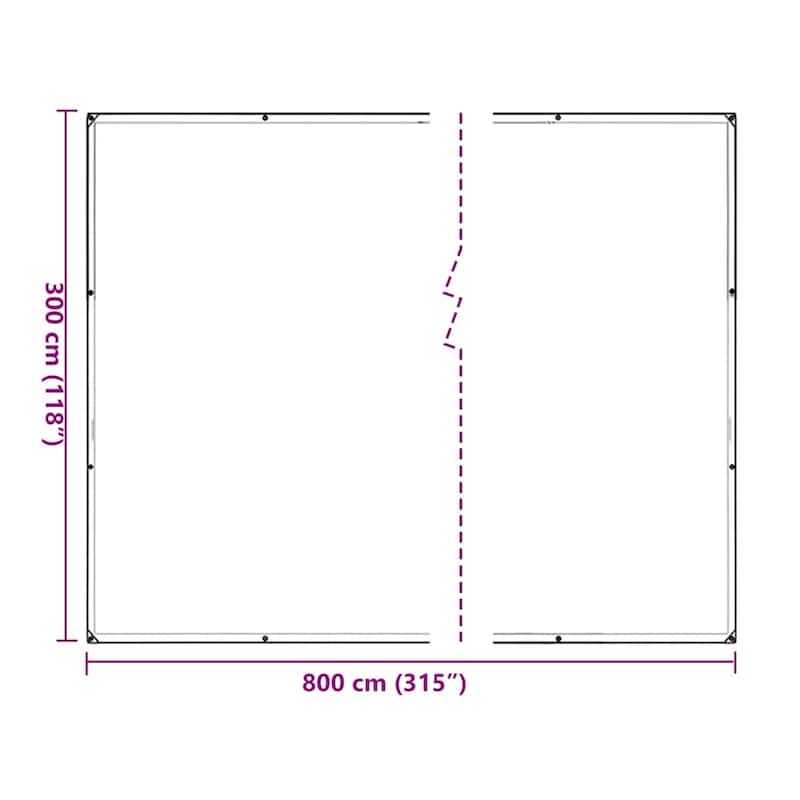 vidaXL Plant Cover Transparent Polyethylene