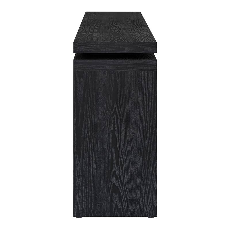 Wooden Console Table with Double Board Suspension, Entryway Accent Table Sofa Table for Living Room