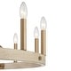 preview thumbnail 7 of 24, Acroma 12-light Farmhouse Modern Wagon Wheel Chandelier Candle Dining Room Lighting - 34''