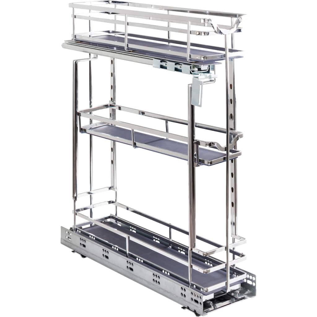 Hardware Resources 6" Wide Base Cabinet Pull Out Filler with Soft