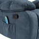 preview thumbnail 8 of 34, Blackshear Indoor Pillow Tufted Massage Recliner by Christopher Knight Home