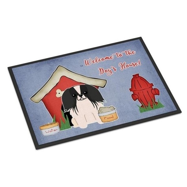 Carolines Treasures BB2859MAT Dog House Collection Pekingnese Black White Indoor or Outdoor Mat 18 x 0.25 x 27 in.