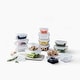 preview thumbnail 9 of 11, Glasslock Oven and Microwave Safe Glass Food Storage Containers 28 Piece Set