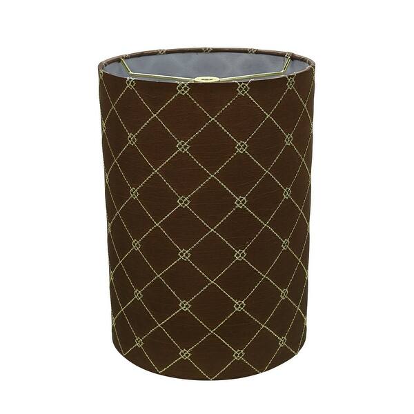 Shop Aspen Creative Drum Cylinder Shaped Spider Construction Lamp Shade In Brown 8 X 8 X 11 Overstock 31670625