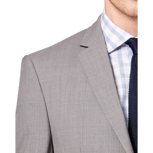 Vince Camuto Mens Two Button Slim Fit Solid Suit
