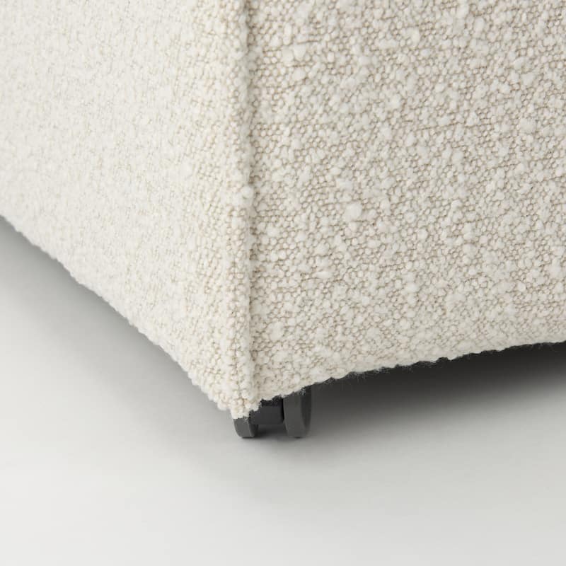 Damon Cream Boucle Fabric Dining Chair (Set of 2) - 20.4"W x 27.1"D x 31.2"H