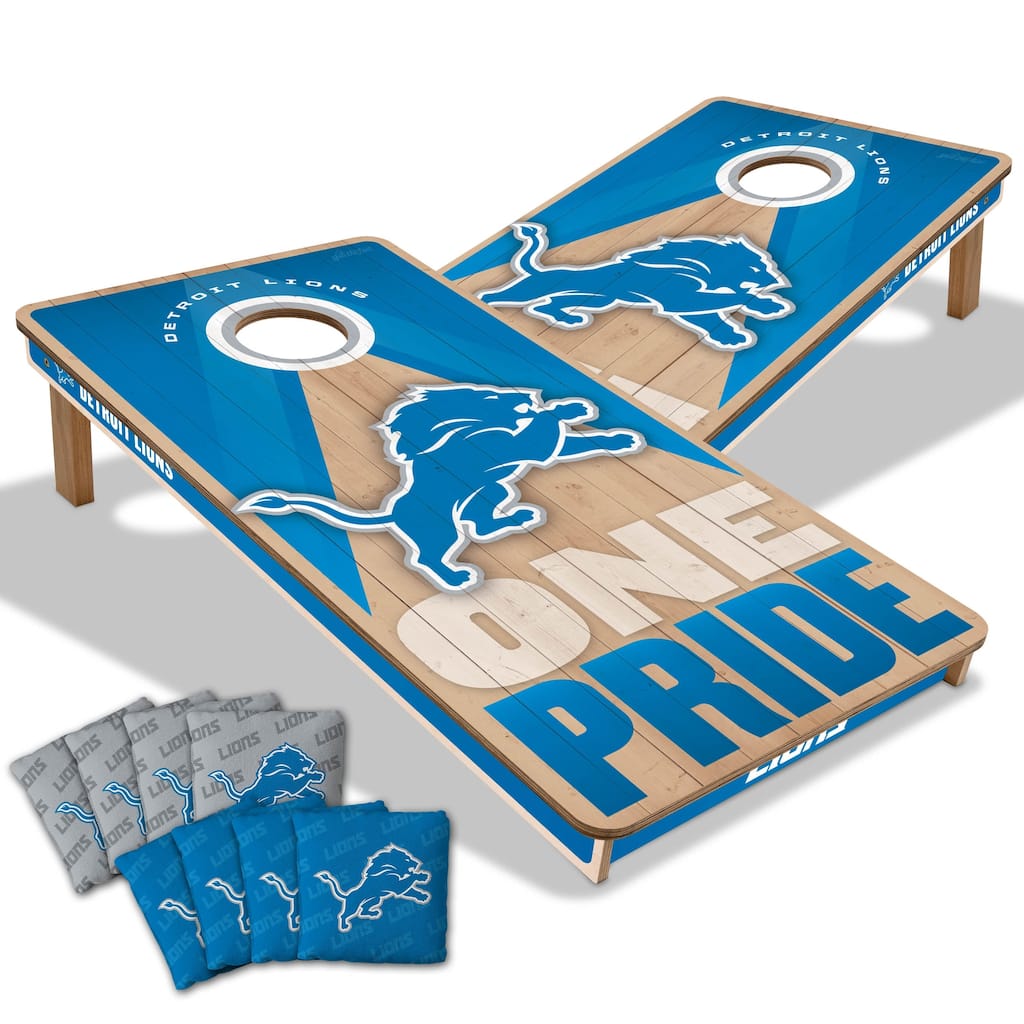 Detroit Lions NFL 2x4 Professional Cornhole Board Set