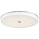 preview thumbnail 1 of 1, Kovacs 1 Light 15" Wide LED Flush Mount Ceiling Light Convertible to Brushed Nickel