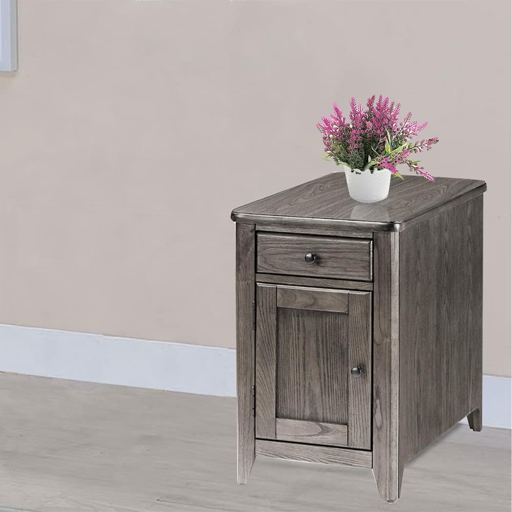 Chromcraft Peter Revington End Table in Gray Finish