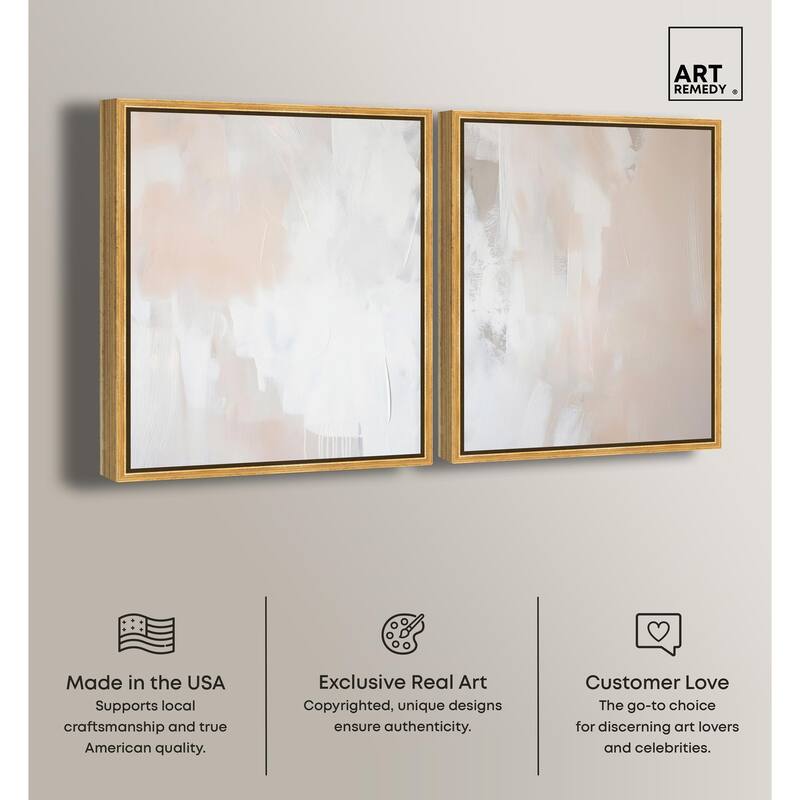 Opalescent Hues IV Canvas Set of 2 by Art Remedy
